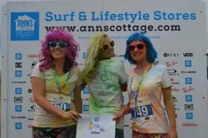 Rainbow Run 17 Anns cottage after